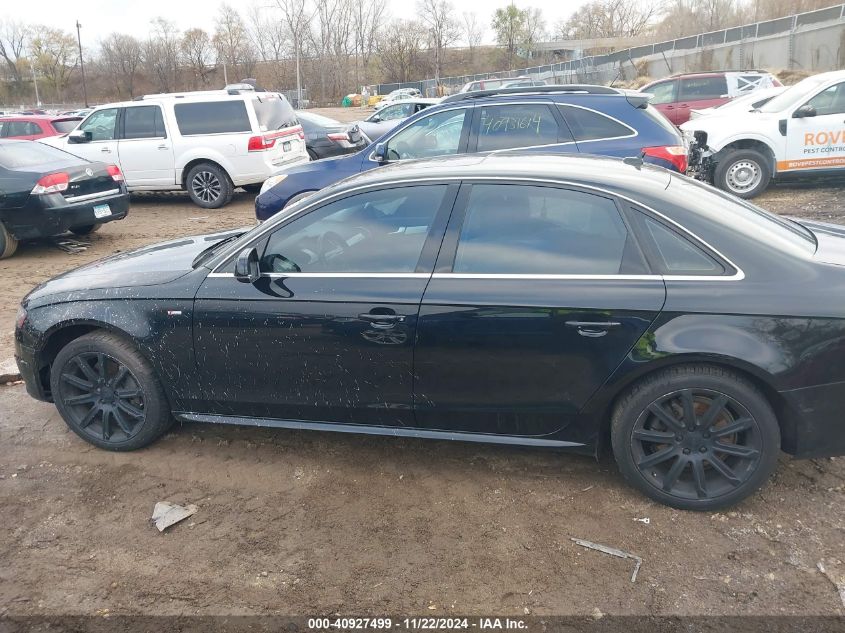 2012 Audi A4 2.0T Premium VIN: WAUFFAFL3CN009134 Lot: 40927499