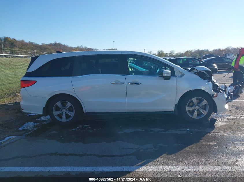 2018 Honda Odyssey Ex-L VIN: 5FNRL6H71JB057068 Lot: 40927562