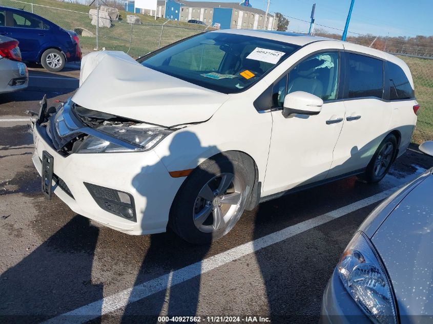 2018 Honda Odyssey Ex-L VIN: 5FNRL6H71JB057068 Lot: 40927562