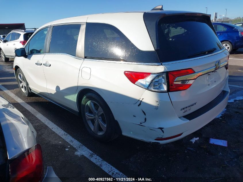 2018 Honda Odyssey Ex-L VIN: 5FNRL6H71JB057068 Lot: 40927562