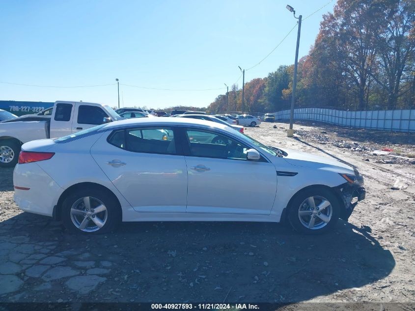 2015 Kia Optima Lx VIN: 5XXGM4A76FG357115 Lot: 40927593
