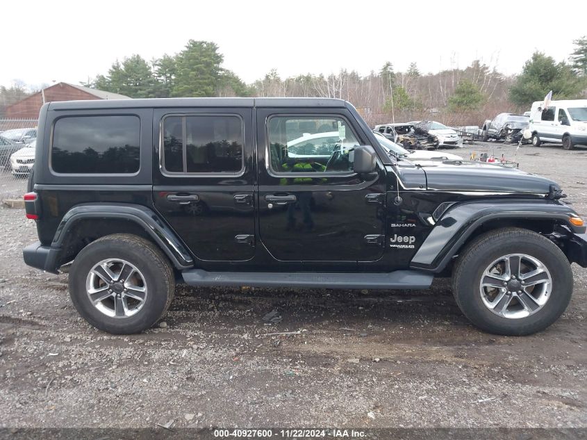 2022 Jeep Wrangler Unlimited Sahara 4X4 VIN: 1C4HJXEG4NW186063 Lot: 40927600