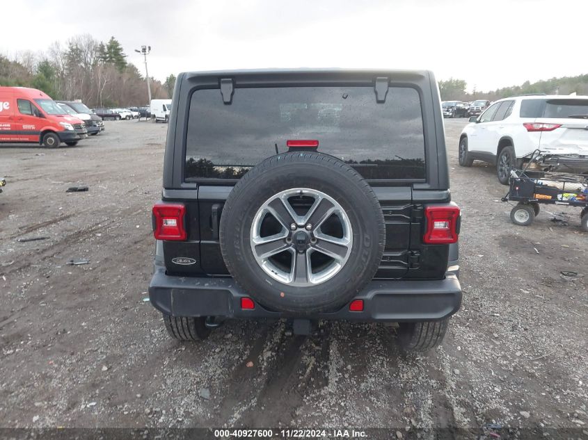 2022 Jeep Wrangler Unlimited Sahara 4X4 VIN: 1C4HJXEG4NW186063 Lot: 40927600