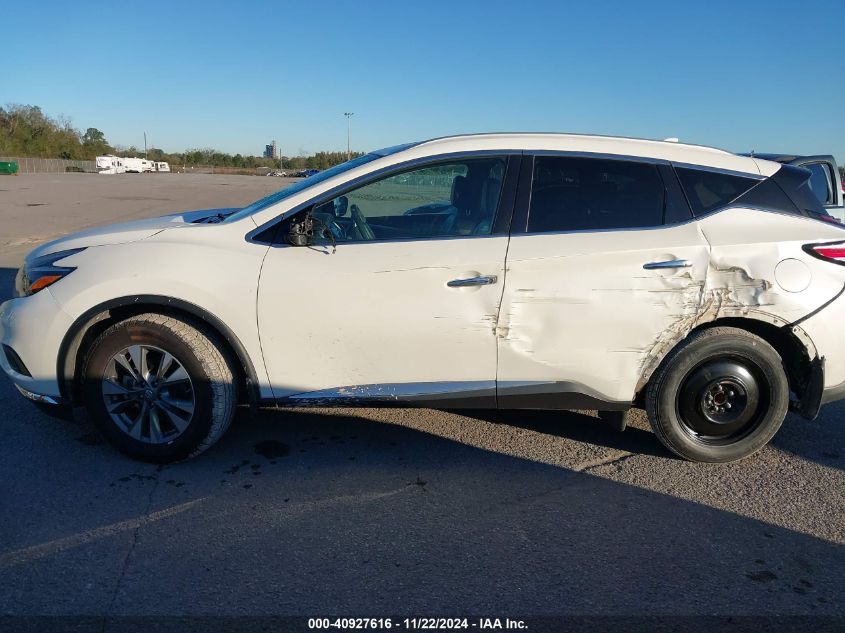 2018 Nissan Murano Sl VIN: 5N1AZ2MG8JN160544 Lot: 40927616