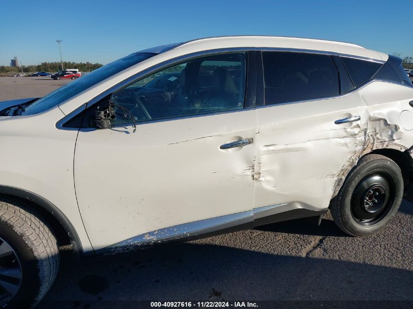 2018 Nissan Murano Sl VIN: 5N1AZ2MG8JN160544 Lot: 40927616