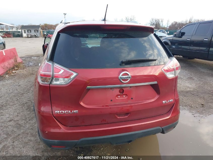 2016 Nissan Rogue Sl VIN: KNMAT2MV8GP728521 Lot: 40927617