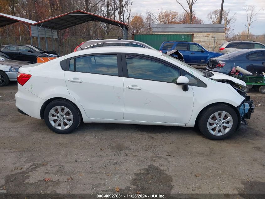 2016 Kia Rio Lx VIN: KNADM4A36G6686720 Lot: 40927631