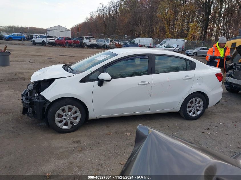 2016 Kia Rio Lx VIN: KNADM4A36G6686720 Lot: 40927631