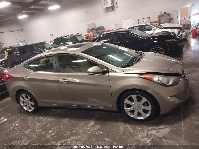 2013 Hyundai Elantra Limited VIN: 5NPDH4AE0DH377349 Lot: 40927633