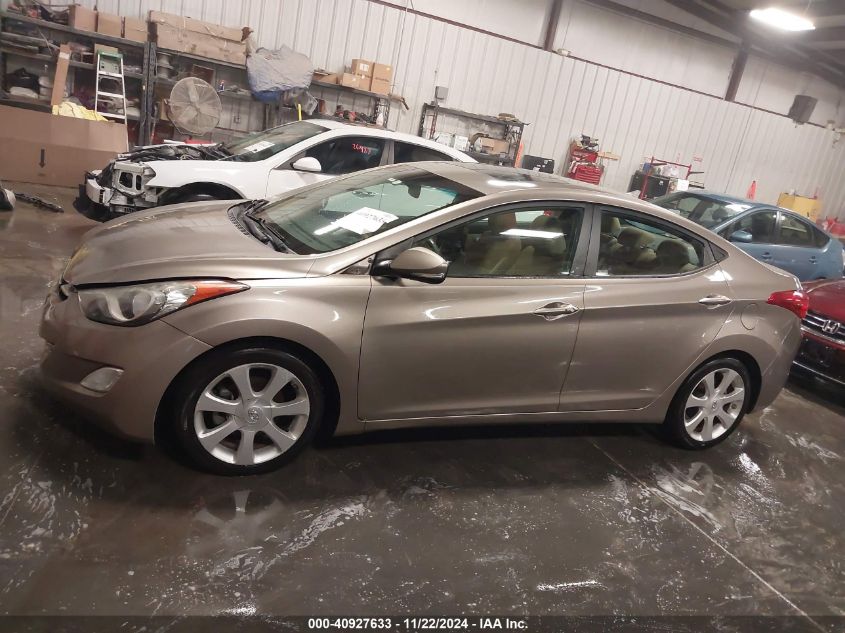 2013 Hyundai Elantra Limited VIN: 5NPDH4AE0DH377349 Lot: 40927633