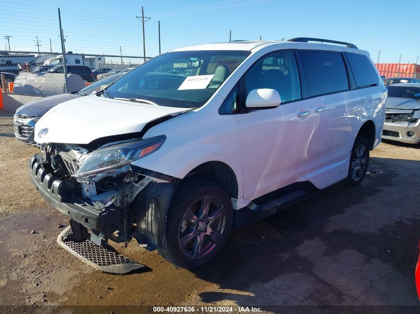 2017 Toyota Sienna Se 8 Passenger VIN: 5TDXZ3DC4HS786193 Lot: 40927636