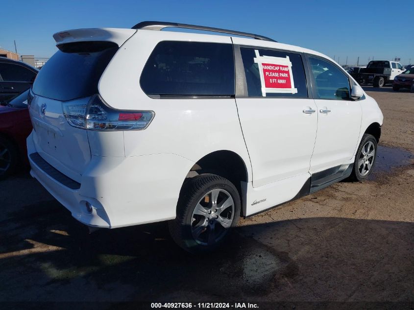 2017 Toyota Sienna Se 8 Passenger VIN: 5TDXZ3DC4HS786193 Lot: 40927636