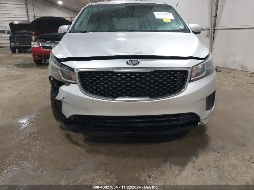 2016 Kia Sedona Lx VIN: KNDMB5C1XG6188062 Lot: 40927654