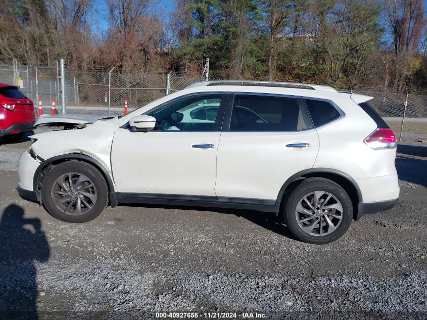 2016 Nissan Rogue Sl VIN: 5N1AT2MV6GC744963 Lot: 40927658