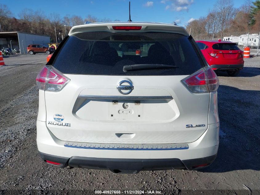 2016 Nissan Rogue Sl VIN: 5N1AT2MV6GC744963 Lot: 40927658