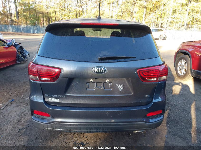 2019 Kia Sorento 3.3L Lx VIN: 5XYPG4A51KG490733 Lot: 40927660