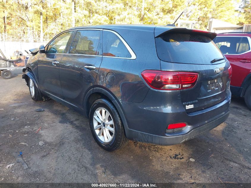 2019 Kia Sorento 3.3L Lx VIN: 5XYPG4A51KG490733 Lot: 40927660