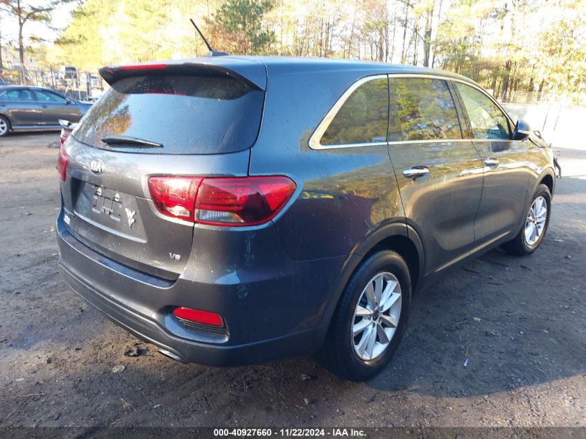 2019 Kia Sorento 3.3L Lx VIN: 5XYPG4A51KG490733 Lot: 40927660