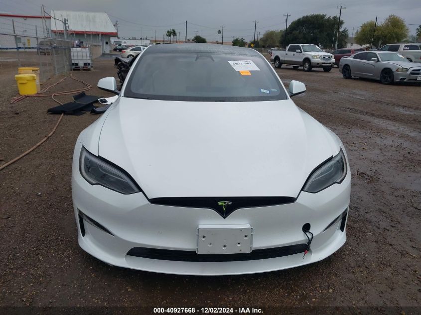 2022 Tesla Model S Plaid Tri Motor All-Wheel Drive VIN: 5YJSA1E64NF496812 Lot: 40927668