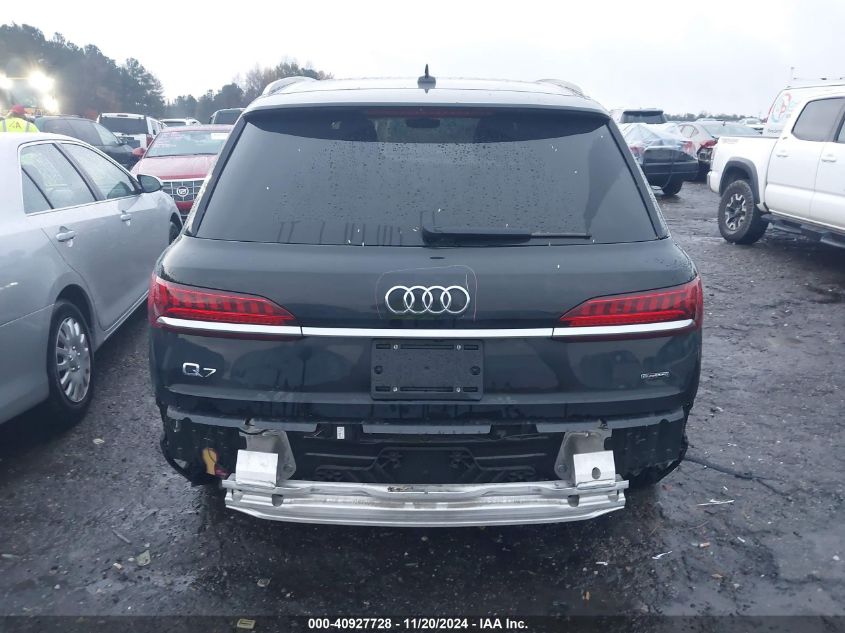 2022 Audi Q7 Premium 55 Tfsi Quattro Tiptronic VIN: WA1AXBF74ND014008 Lot: 40927728