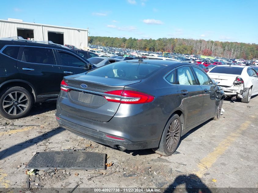 2017 FORD FUSION SE - 3FA6P0HD6HR220807