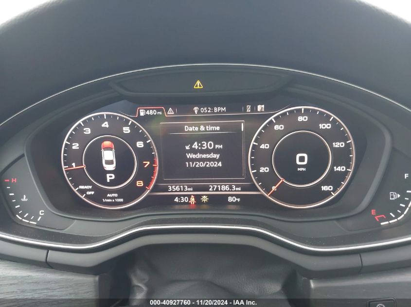 2018 AUDI A5 2.0T PREMIUM - WAUTNAF54JA017125