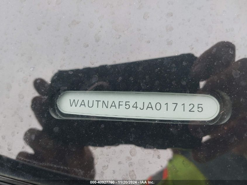 2018 AUDI A5 2.0T PREMIUM - WAUTNAF54JA017125