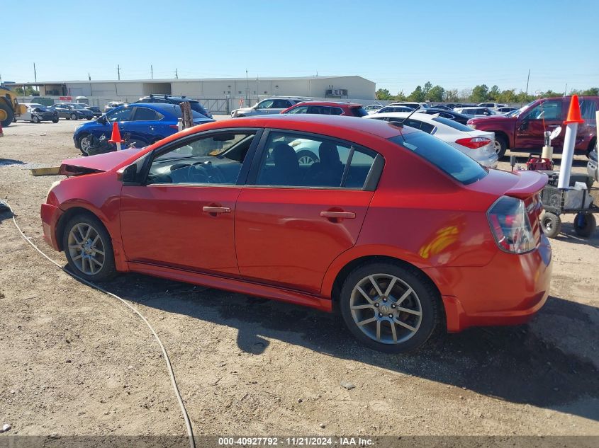 2011 Nissan Sentra Se-R Spec V VIN: 3N1CB6AP2BL606219 Lot: 40927792