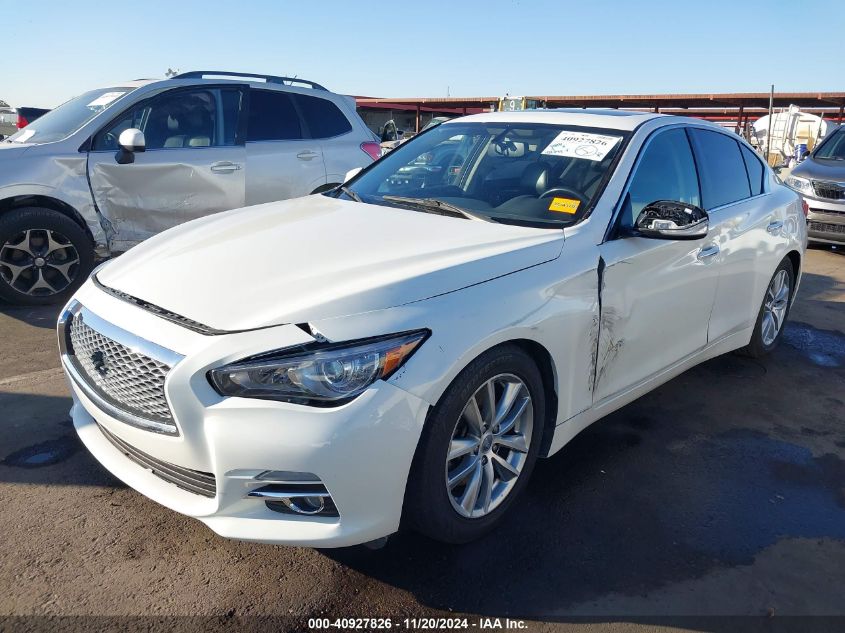 2015 Infiniti Q50 Premium VIN: JN1BV7AP5FM348749 Lot: 40927826