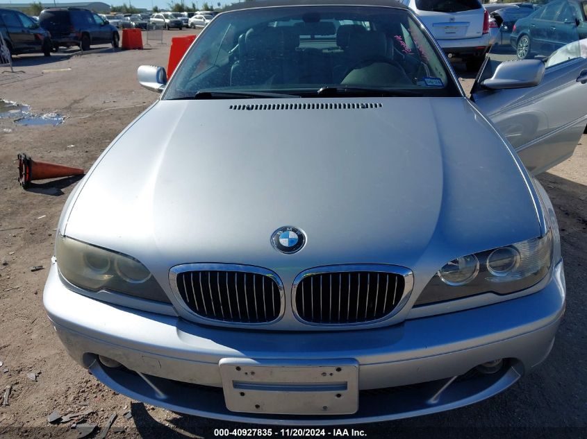 2004 BMW 325Ci VIN: WBABW33404PL24910 Lot: 40927835