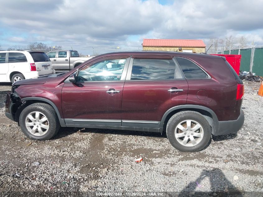 2011 Kia Sorento Lx VIN: 5XYKT3A13BG137326 Lot: 40927840