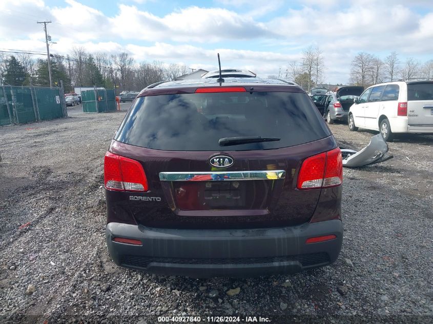 2011 Kia Sorento Lx VIN: 5XYKT3A13BG137326 Lot: 40927840