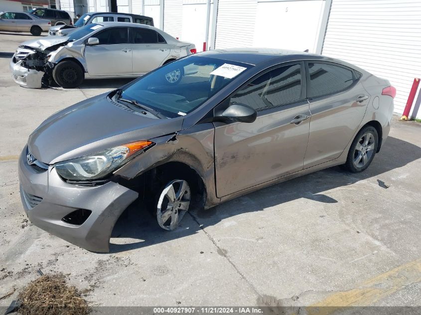 2012 Hyundai Elantra Gls VIN: 5NPDH4AE2CH087399 Lot: 40927907