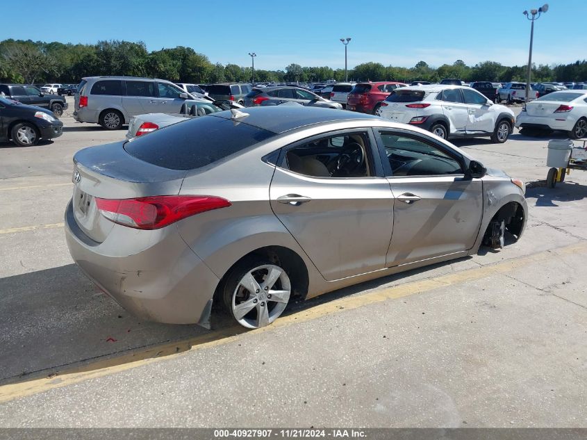 2012 Hyundai Elantra Gls VIN: 5NPDH4AE2CH087399 Lot: 40927907