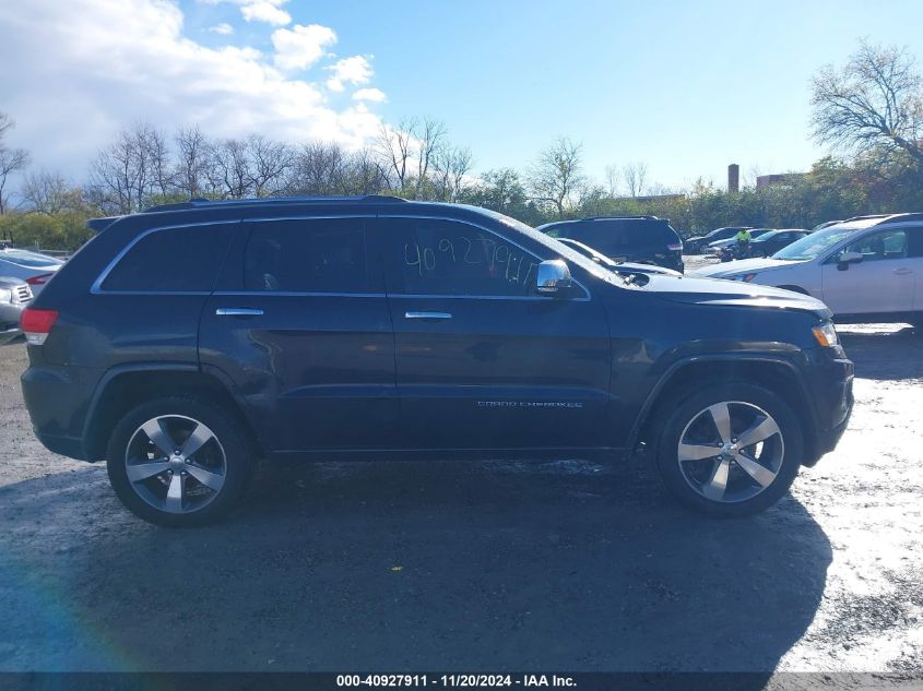 2014 Jeep Grand Cherokee Overland VIN: 1C4RJFCG9EC585098 Lot: 40927911