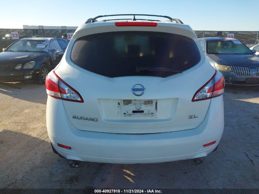 2014 Nissan Murano Sl VIN: JN8AZ1MU9EW420944 Lot: 40927918