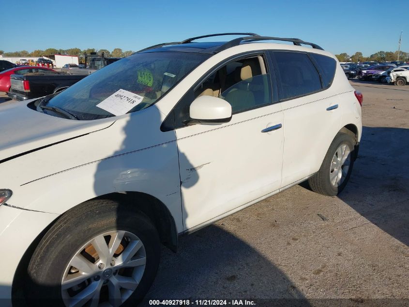 2014 Nissan Murano Sl VIN: JN8AZ1MU9EW420944 Lot: 40927918