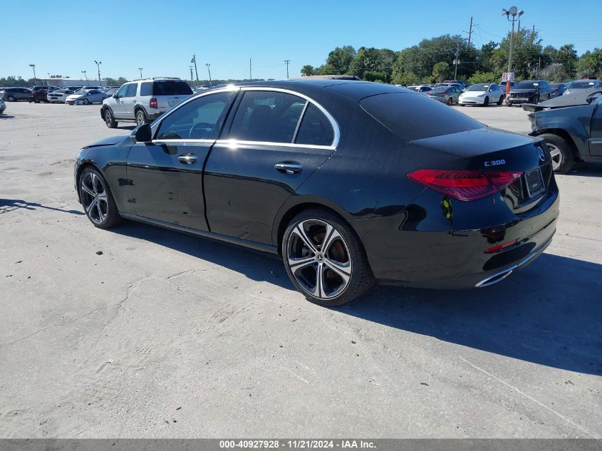 2023 Mercedes-Benz C 300 Sedan VIN: W1KAF4GB1PR069566 Lot: 40927928