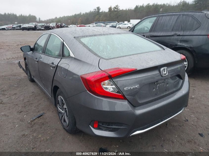 2020 Honda Civic Lx VIN: 2HGFC2F63LH574540 Lot: 40927929