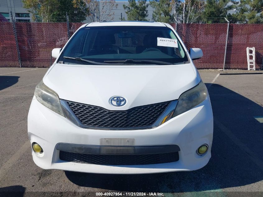 2013 Toyota Sienna Se 8 Passenger VIN: 5TDXK3DC5DS306578 Lot: 40927954