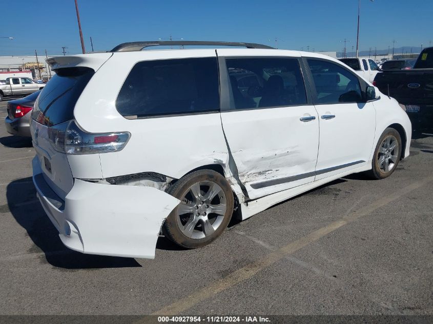 2013 Toyota Sienna Se 8 Passenger VIN: 5TDXK3DC5DS306578 Lot: 40927954