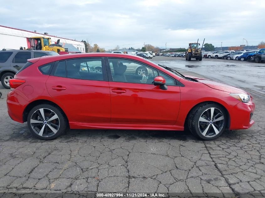 2017 Subaru Impreza 2.0I Sport VIN: 4S3GTAM69H3738965 Lot: 40927994