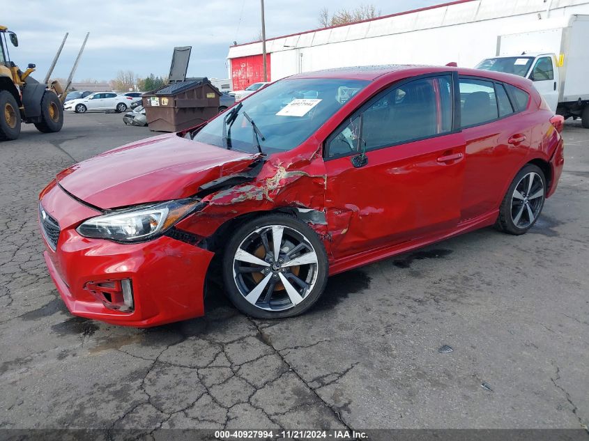 2017 SUBARU IMPREZA 2.0I SPORT - 4S3GTAM69H3738965