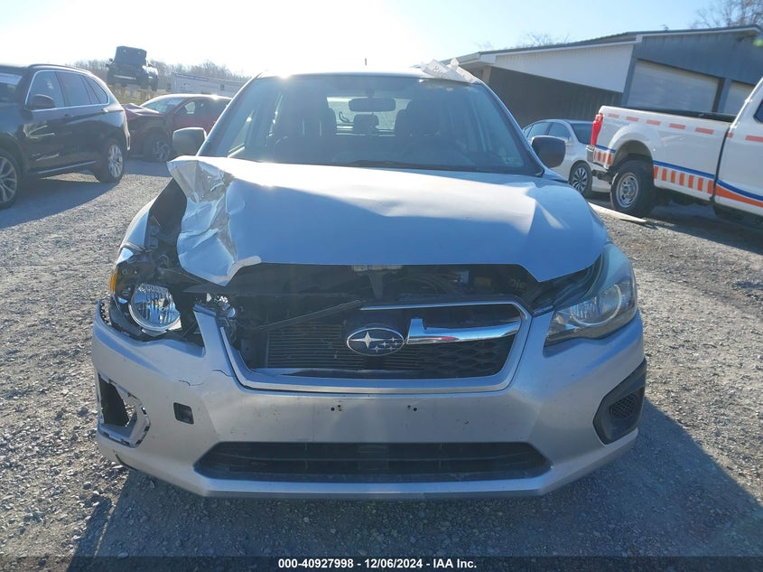 2012 SUBARU IMPREZA VIN: JF1GPAA65CH227800