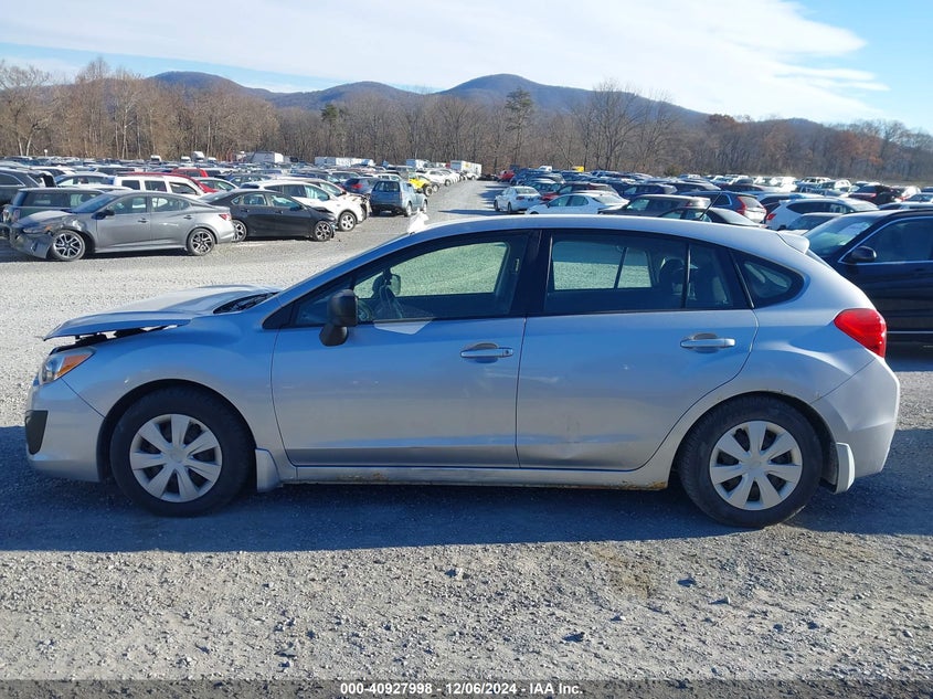 2012 SUBARU IMPREZA VIN: JF1GPAA65CH227800