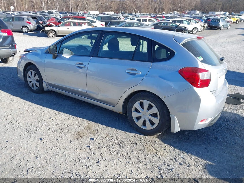 2012 SUBARU IMPREZA VIN: JF1GPAA65CH227800