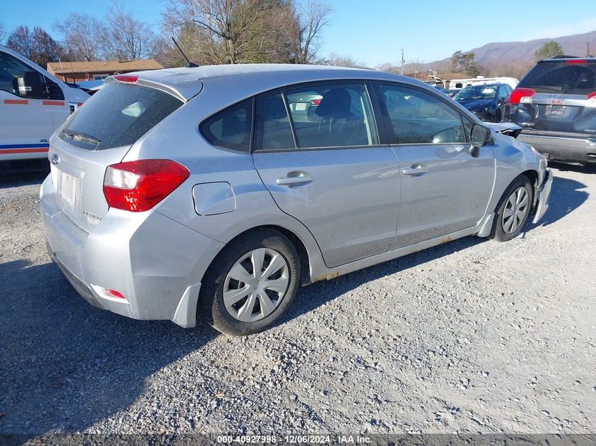 2012 SUBARU IMPREZA VIN: JF1GPAA65CH227800