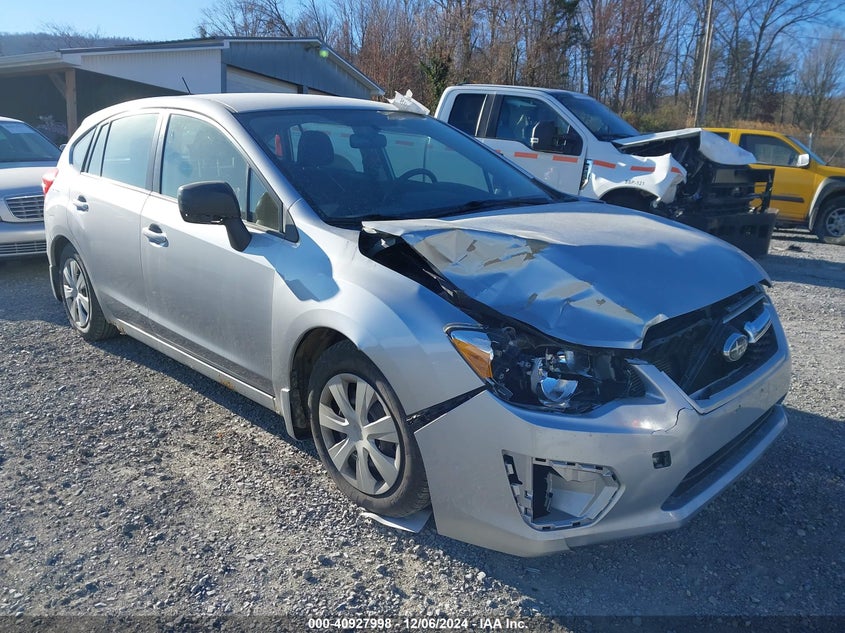 2012 SUBARU IMPREZA VIN: JF1GPAA65CH227800