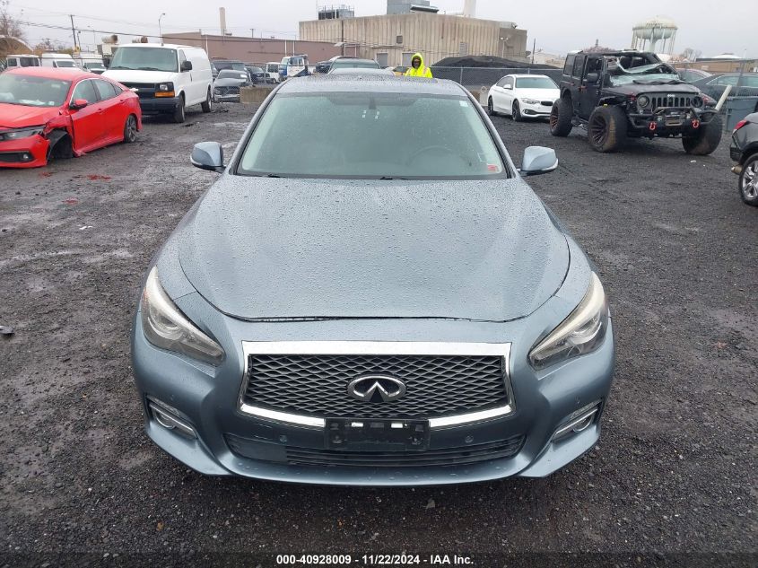 2014 Infiniti Q50 Premium VIN: JN1BV7AR0EM702242 Lot: 40928009