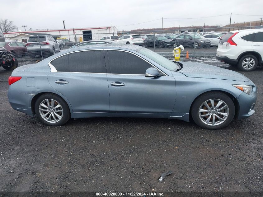 2014 Infiniti Q50 Premium VIN: JN1BV7AR0EM702242 Lot: 40928009